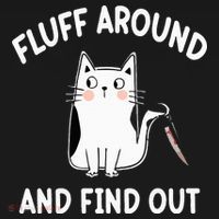 Funny Fluff Around And Find Out Sarcasm Button thumb 1