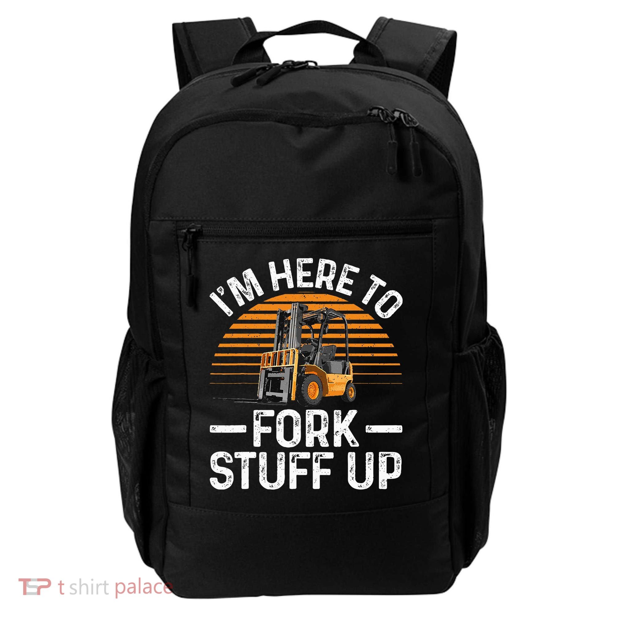 Funny Forklift Art For Women Certified Forklift Drivers Backpack