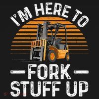 Funny Forklift Art For Women Certified Forklift Drivers Coaster thumb 2