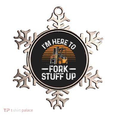 Funny Forklift Art For Women Certified Forklift Drivers Ornament