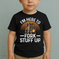 Funny Forklift Art For Women Certified Forklift Drivers Toddler T-Shirt thumb 2