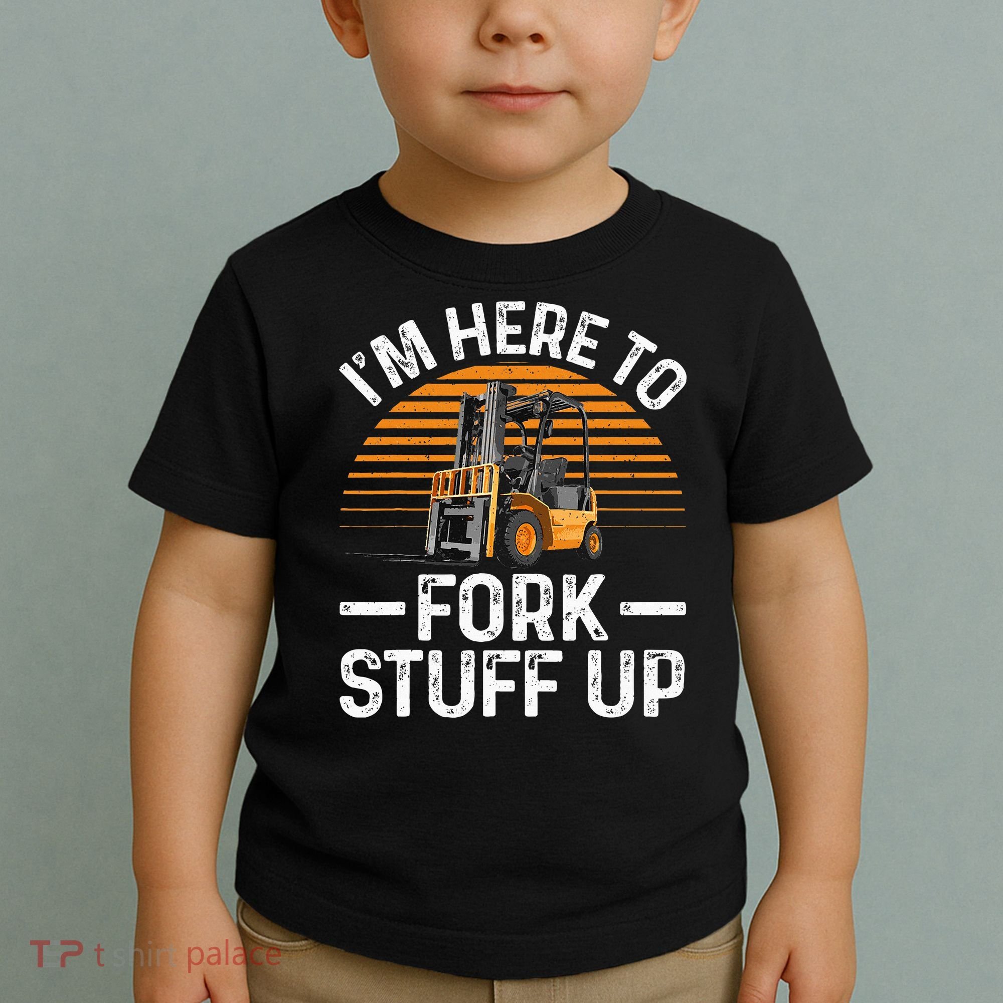 Funny Forklift Art For Women Certified Forklift Drivers Toddler T-Shirt