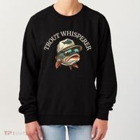 Fishing Fun Adventurous Trout Whisperer Women's Sweatshirt thumb 0