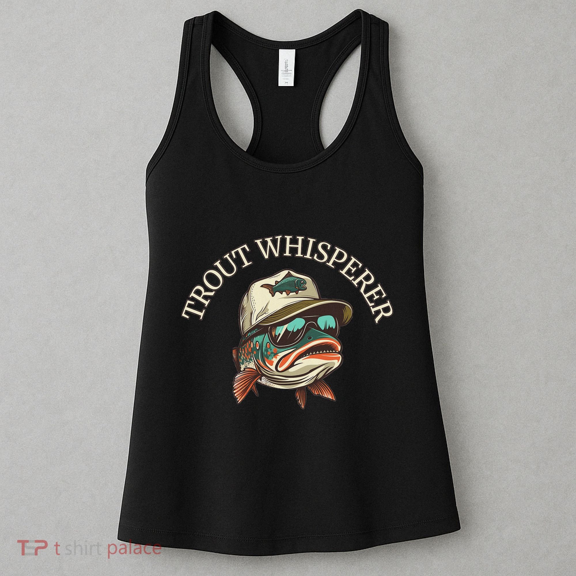 Fishing Fun Adventurous Trout Whisperer Women's Tank Top