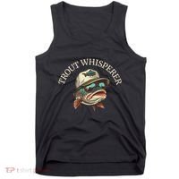Fishing Fun Adventurous Trout Whisperer Tank Top thumb 0