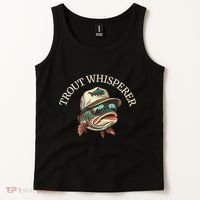 Fishing Fun Adventurous Trout Whisperer Tank Top thumb 2