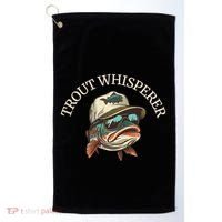 Fishing Fun Adventurous Trout Whisperer Golf Towel thumb 0