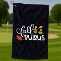 Fall Fabulous Autumn Golf Towel thumb 1
