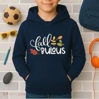 Fall Fabulous Autumn Kids Hoodie thumb 2