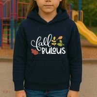 Fall Fabulous Autumn Kids Hoodie thumb 3