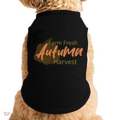 Farm Fresh Autumn Harvest Theme Doggie Tank
