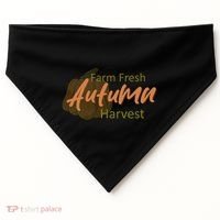 Farm Fresh Autumn Harvest Theme USA-Made Doggie Bandana thumb 0