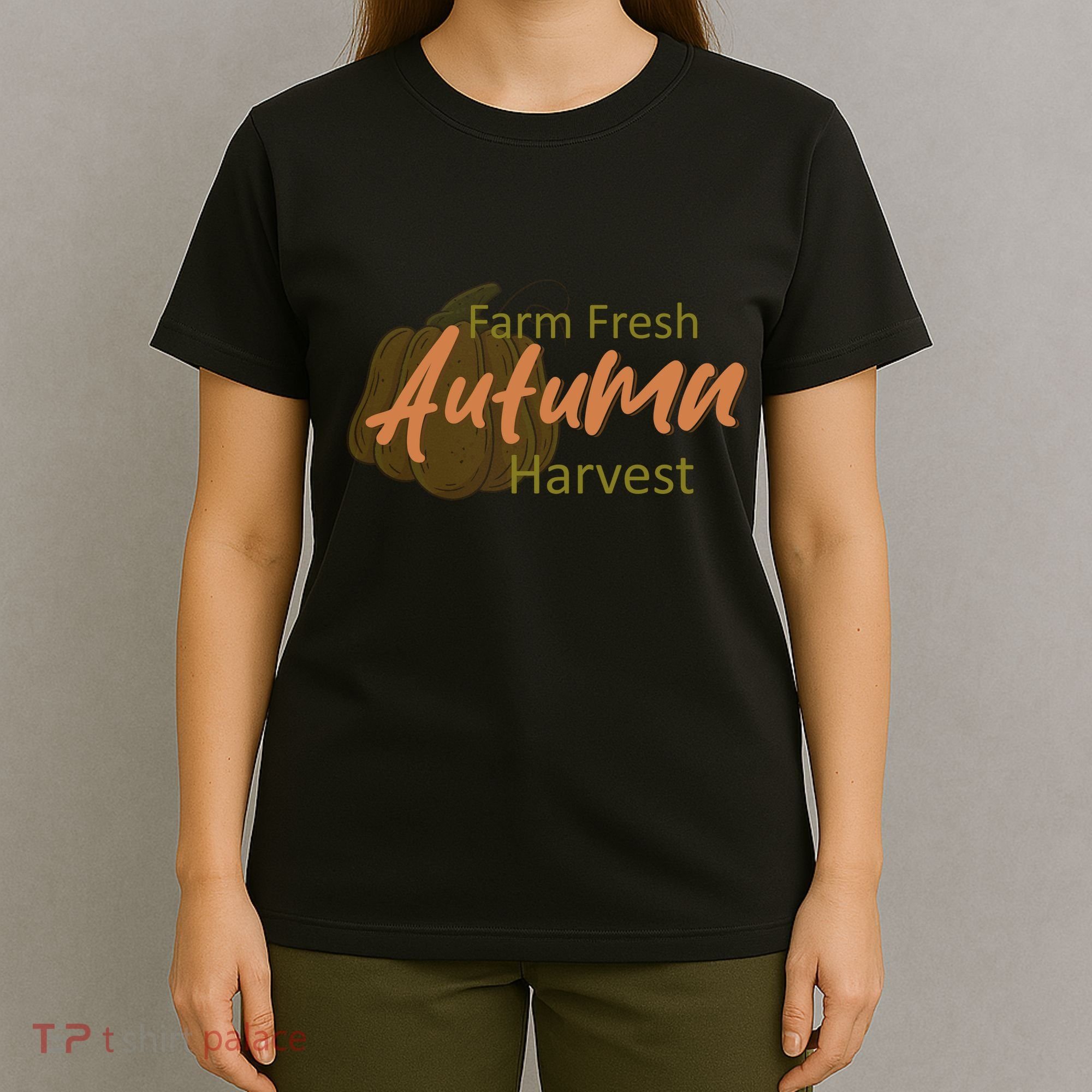 Farm Fresh Autumn Harvest Theme T-Shirt