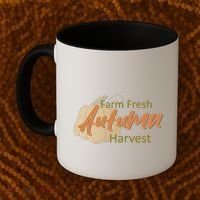 Farm Fresh Autumn Harvest Theme Coffee Mug thumb 2