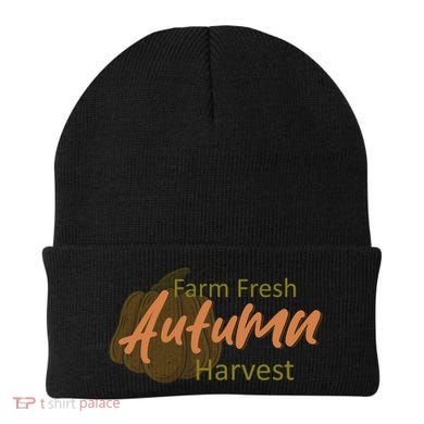 Farm Fresh Autumn Harvest Theme Beanie