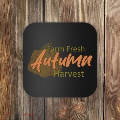 Farm Fresh Autumn Harvest Theme Coaster