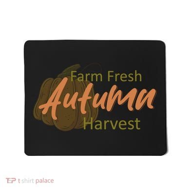 Farm Fresh Autumn Harvest Theme Mousepad