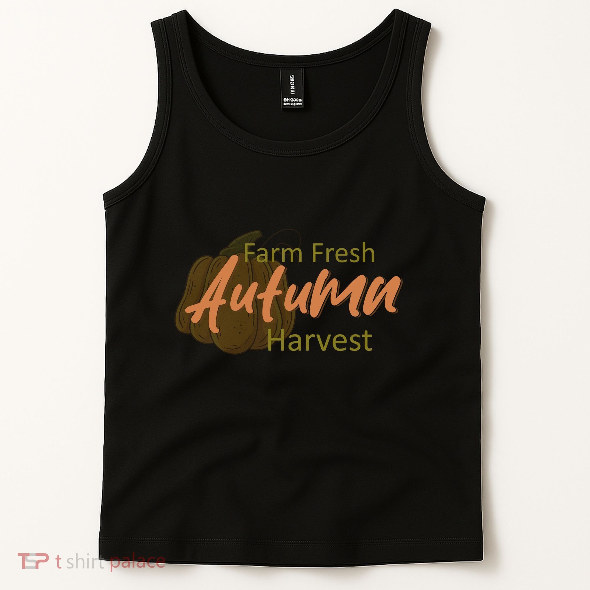 Farm Fresh Autumn Harvest Theme Tank Top