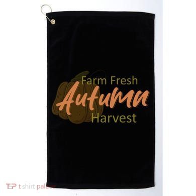 Farm Fresh Autumn Harvest Theme Golf Towel