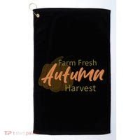 Farm Fresh Autumn Harvest Theme Golf Towel thumb 0
