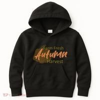 Farm Fresh Autumn Harvest Theme Kids Hoodie thumb 0