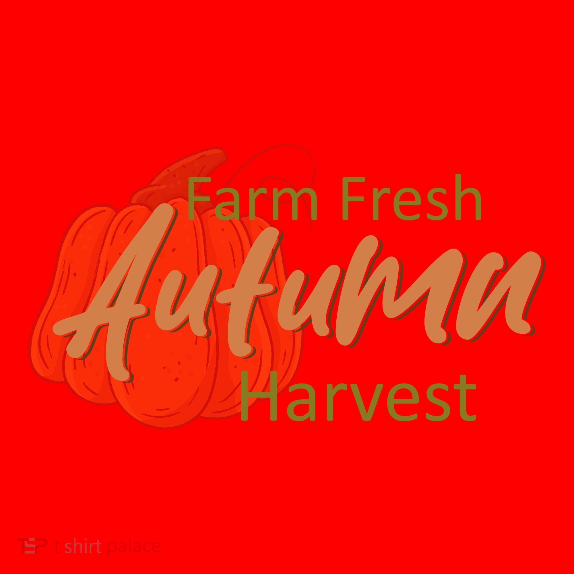 Farm Fresh Autumn Harvest Theme Santa Hat
