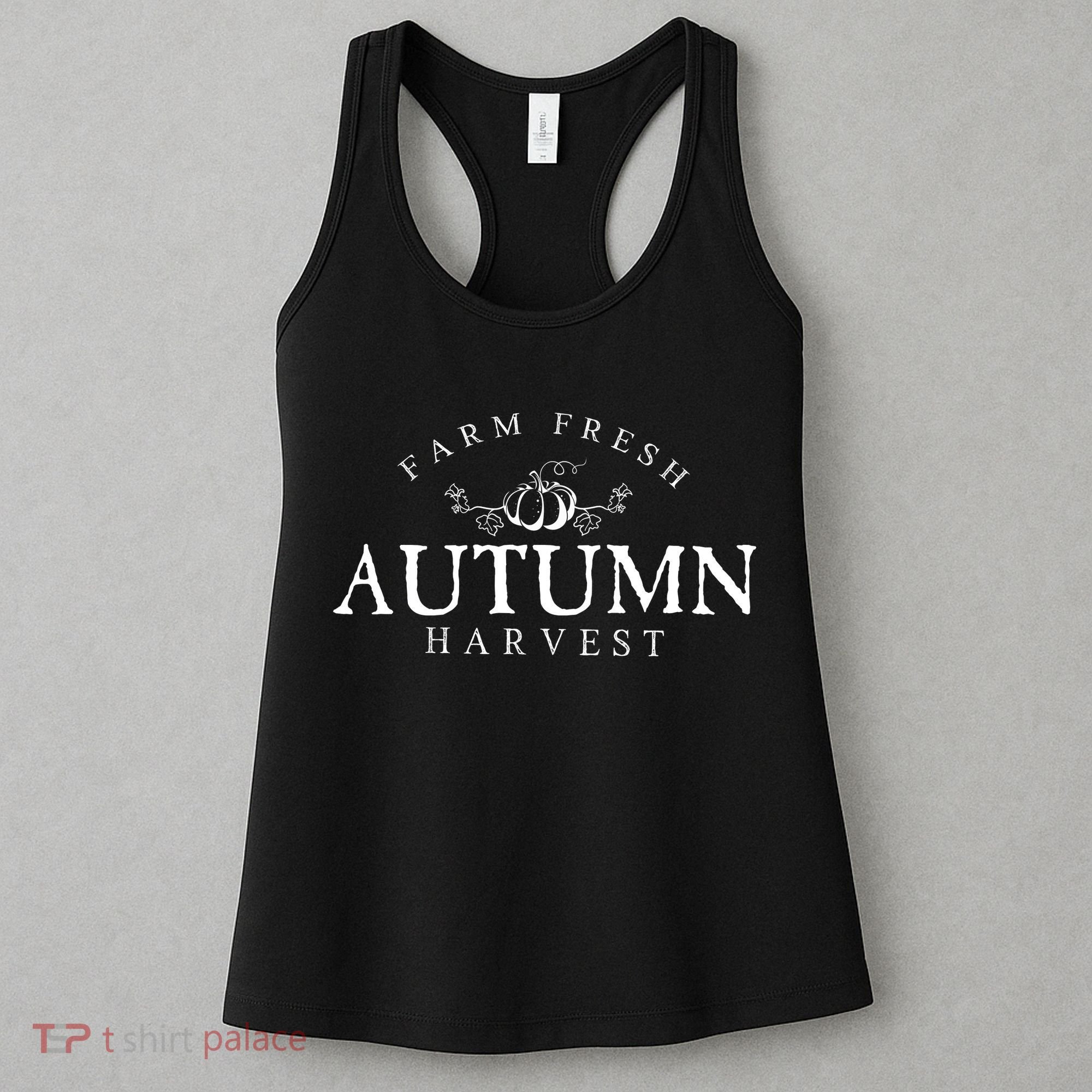 Farm Fresh Autumn Fall Harvest Pumpkin Women's Tank Top
