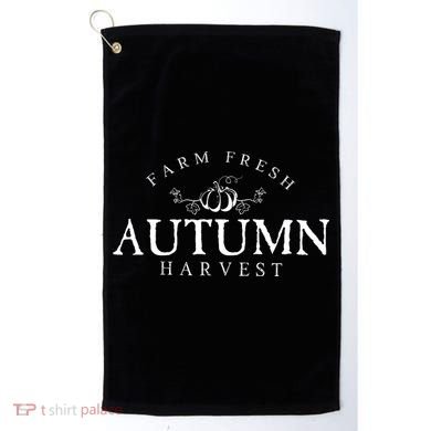 Farm Fresh Autumn Fall Harvest Pumpkin Golf Towel