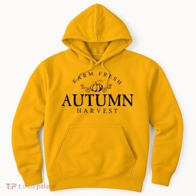Farm Fresh Autumn Fall Harvest Pumpkin Hoodie