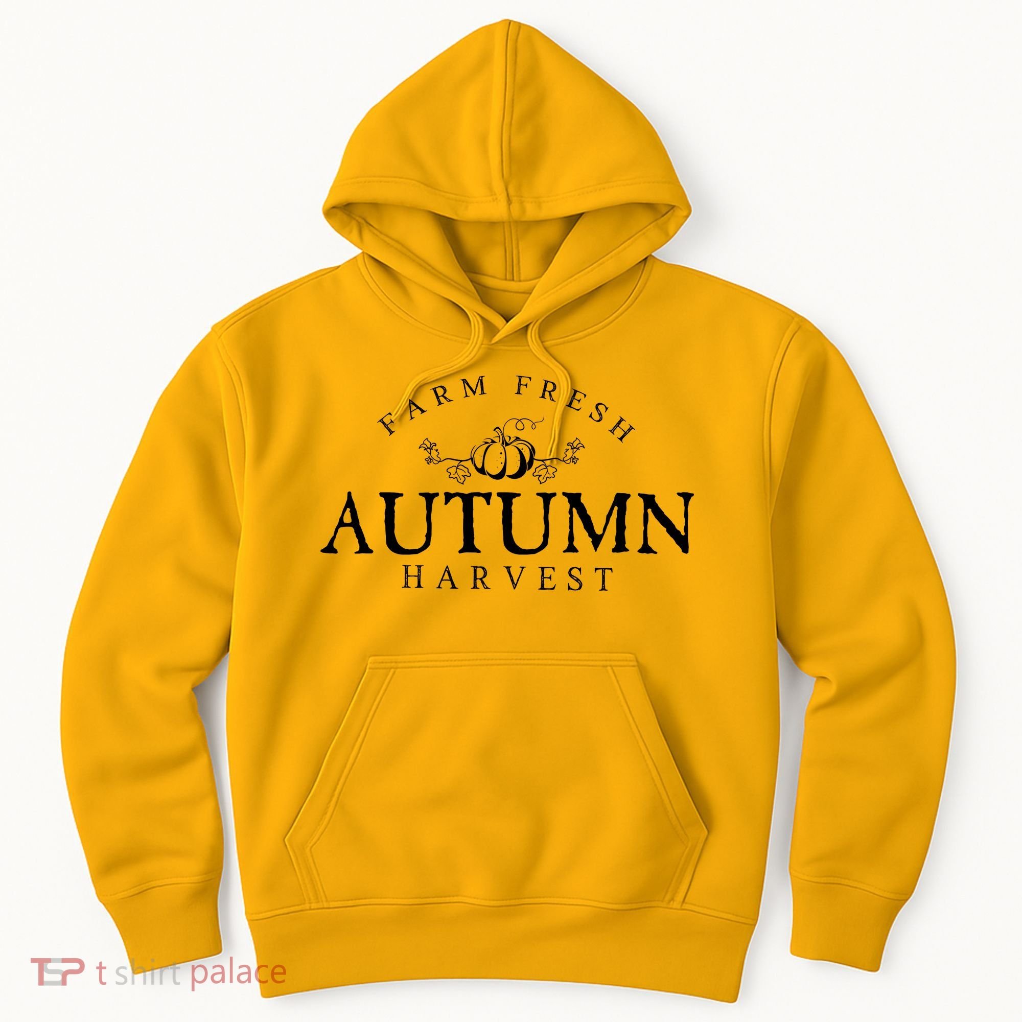 Farm Fresh Autumn Fall Harvest Pumpkin Hoodie