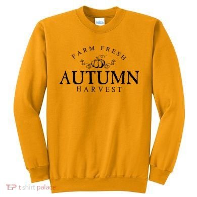 Farm Fresh Autumn Fall Harvest Pumpkin Sweatshirt