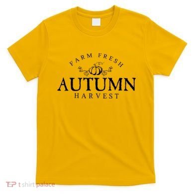Farm Fresh Autumn Fall Harvest Pumpkin T-Shirt
