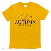 Farm Fresh Autumn Fall Harvest Pumpkin T-Shirt thumb 0