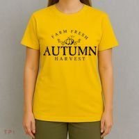 Farm Fresh Autumn Fall Harvest Pumpkin T-Shirt thumb 4