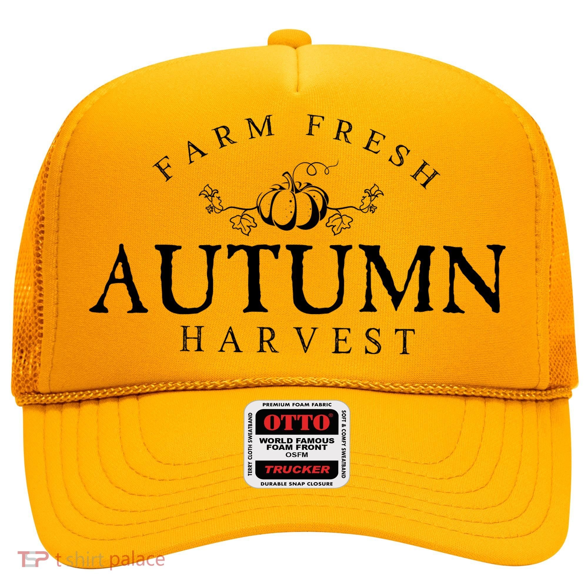 Farm Fresh Autumn Fall Harvest Pumpkin Hat