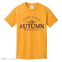 Farm Fresh Autumn Fall Harvest Pumpkin Kids T-Shirt thumb 0