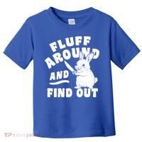 Funny Fluff Around And Find Out Cute Gift Toddler T-Shirt thumb 0