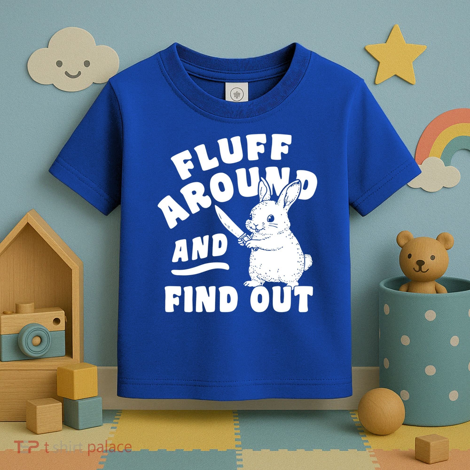 Funny Fluff Around And Find Out Cute Gift Toddler T-Shirt