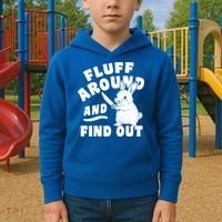 Funny Fluff Around And Find Out Cute Gift Kids Hoodie thumb 2