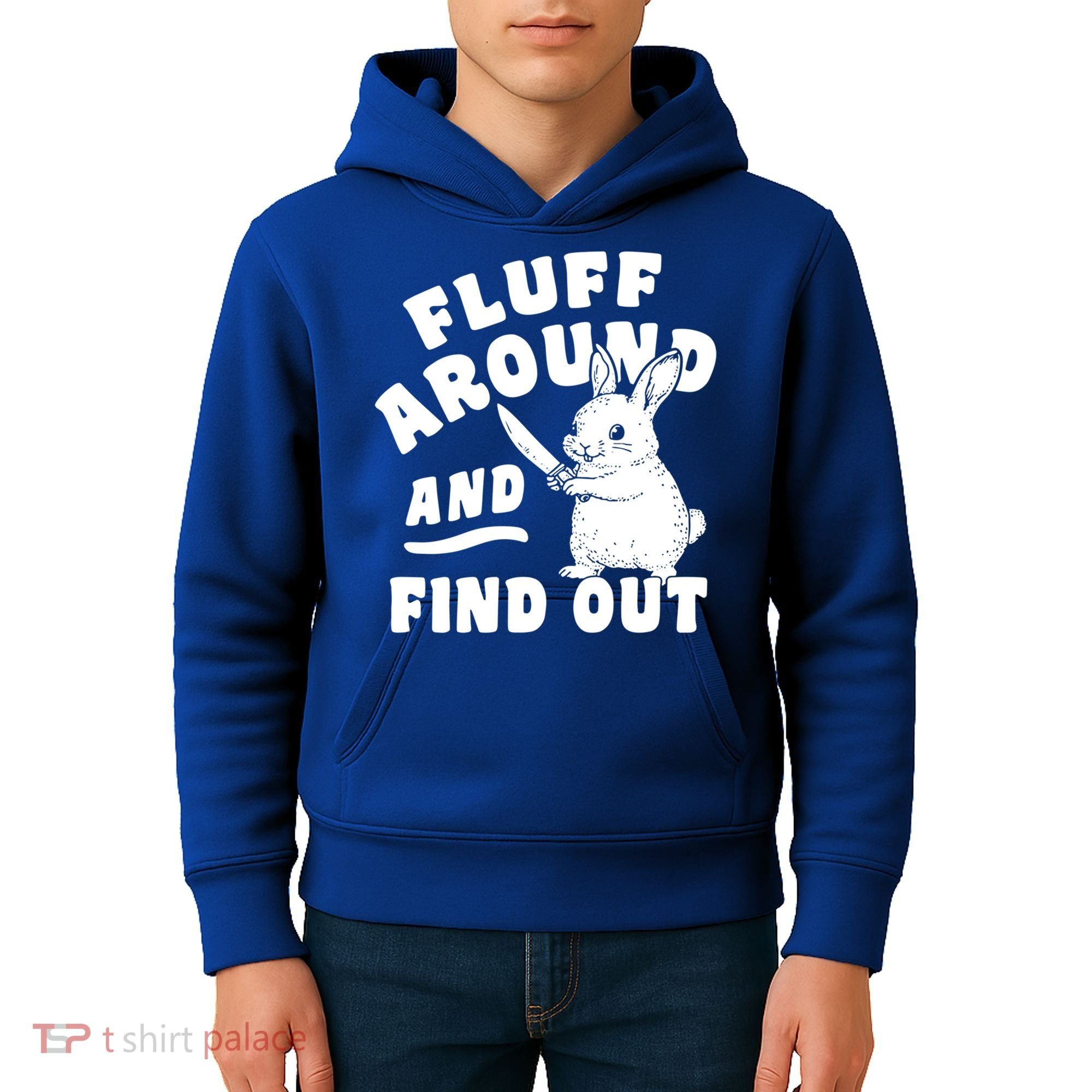 Funny Fluff Around And Find Out Cute Gift Kids Hoodie