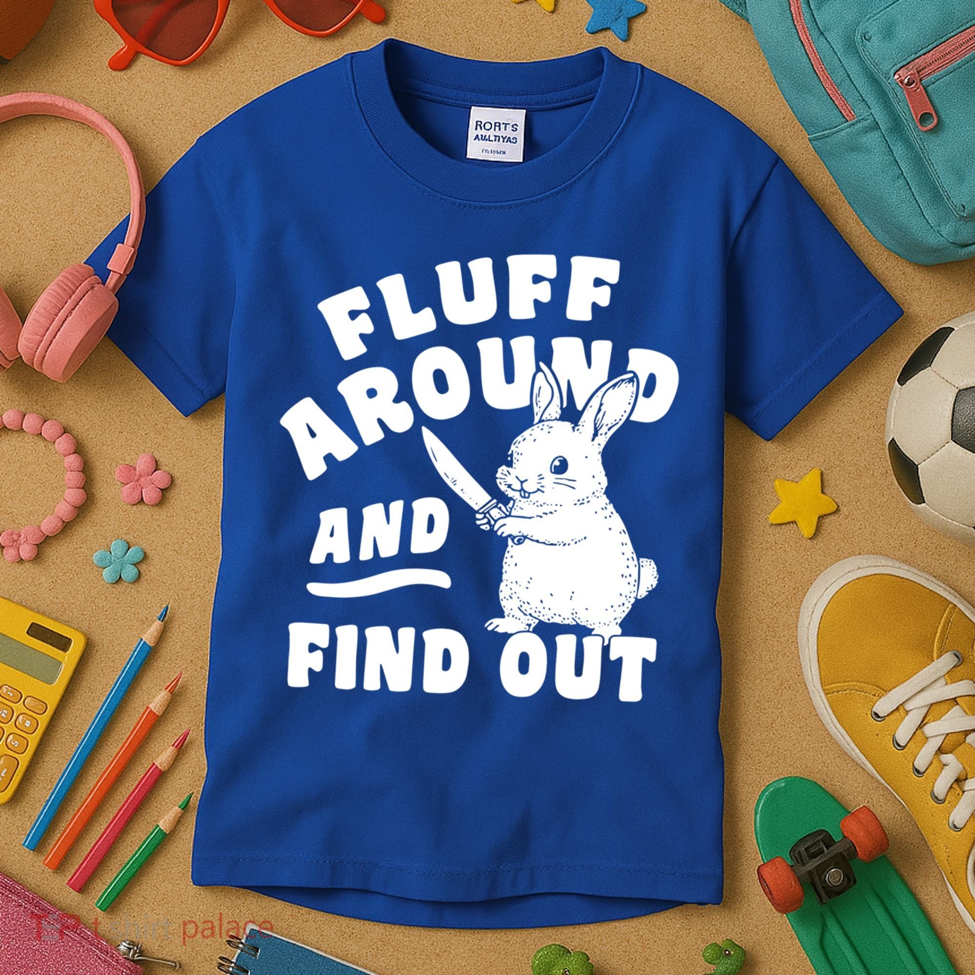 Funny Fluff Around And Find Out Cute Gift Kids T-Shirt