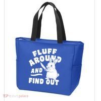 Funny Fluff Around And Find Out Cute Gift Tote Bag thumb 3