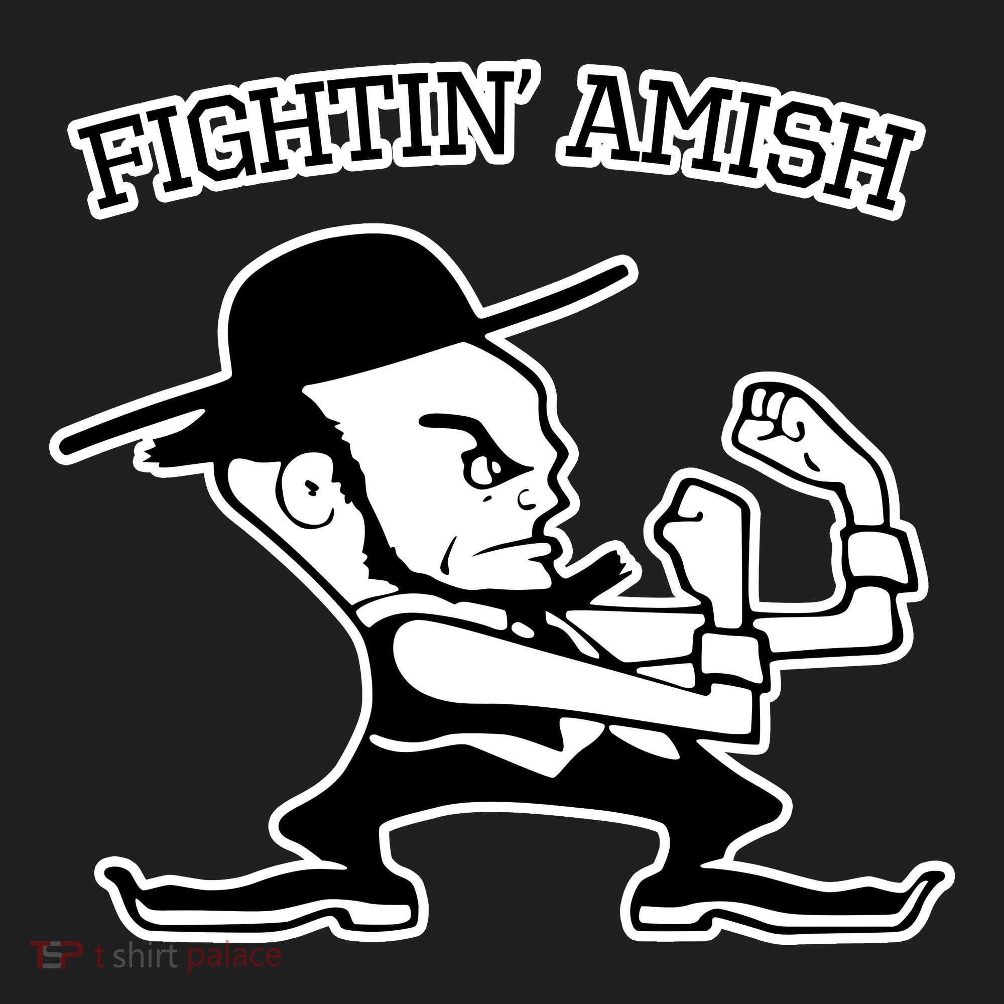 Funny Fighting Amish Women's Sweatshirt