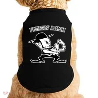 Funny Fighting Amish Doggie Tank thumb 0
