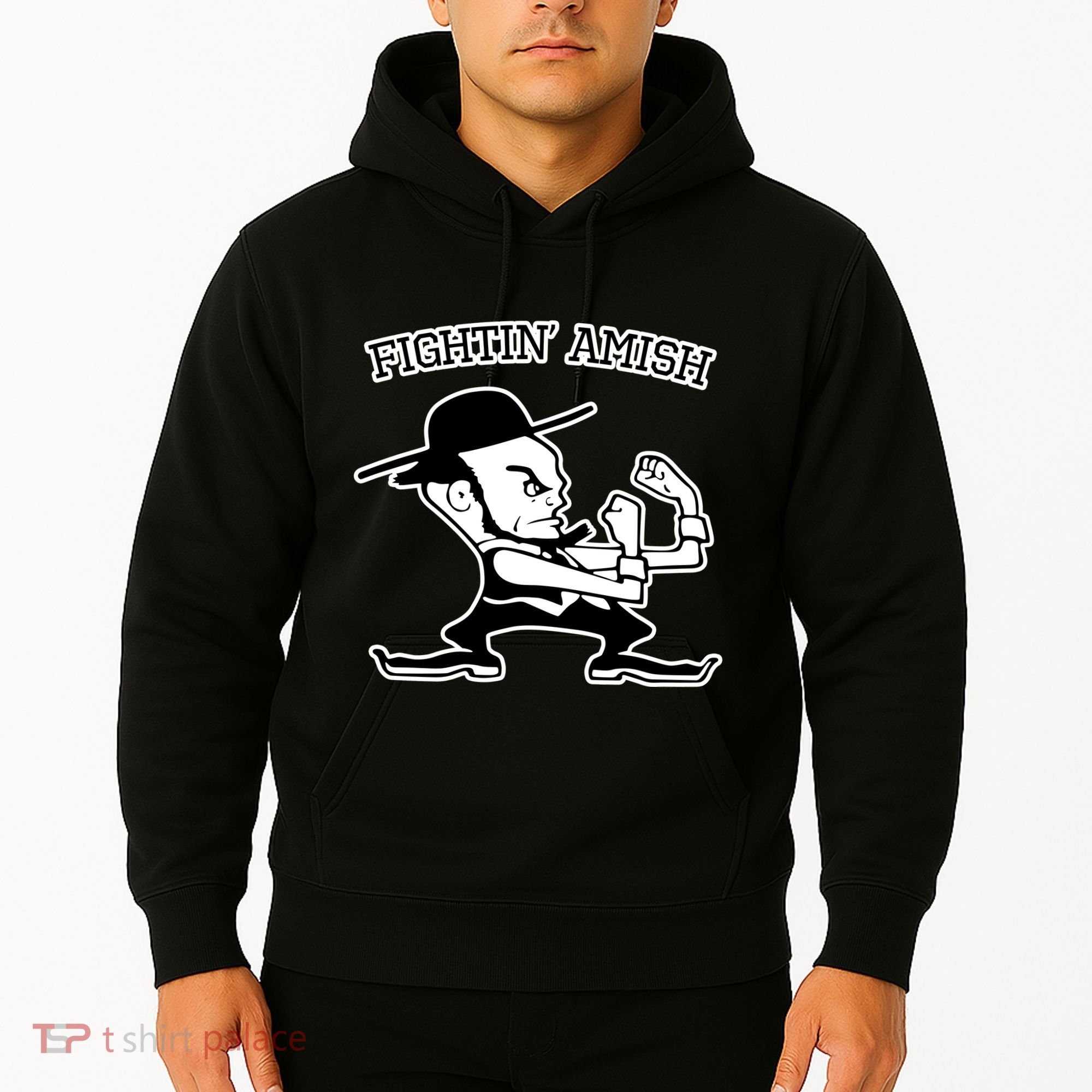 Funny Fighting Amish Hoodie