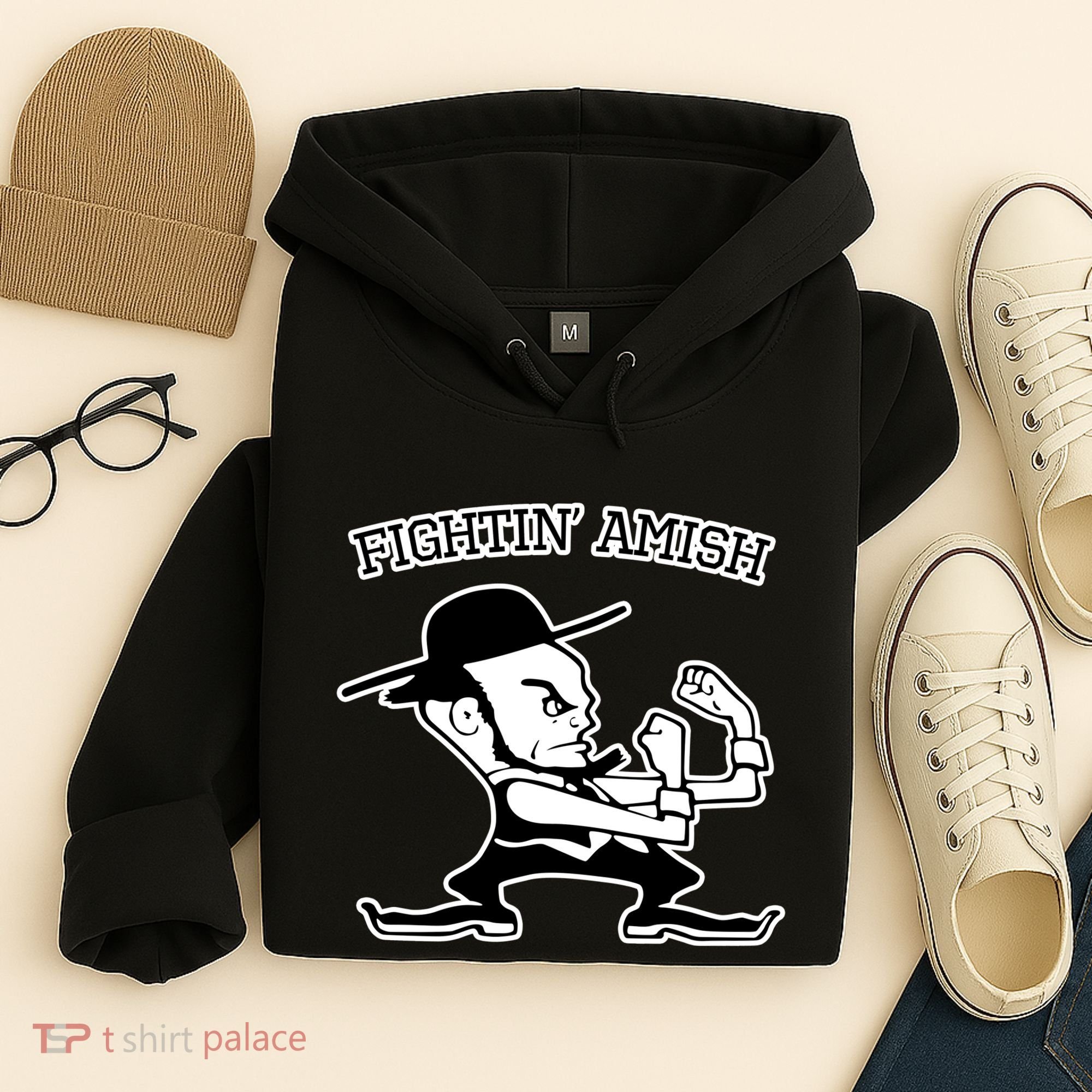 Funny Fighting Amish Hoodie