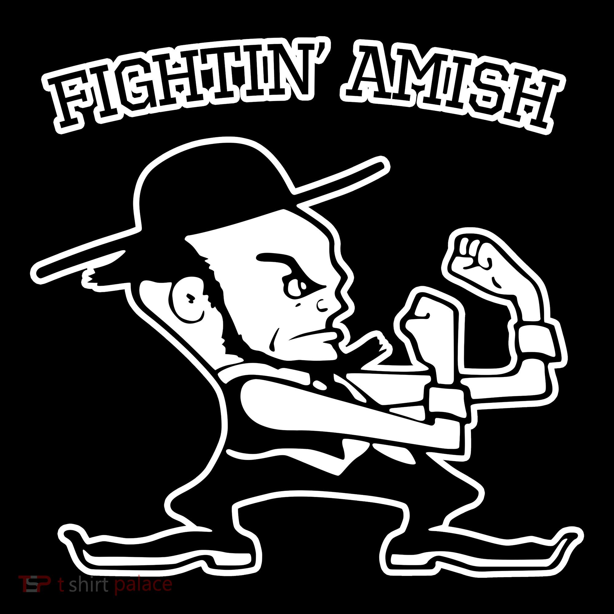 Funny Fighting Amish Backpack