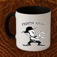 Funny Fighting Amish Coffee Mug thumb 2