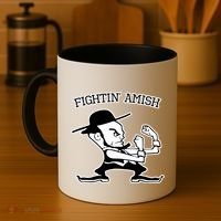 Funny Fighting Amish Coffee Mug thumb 4