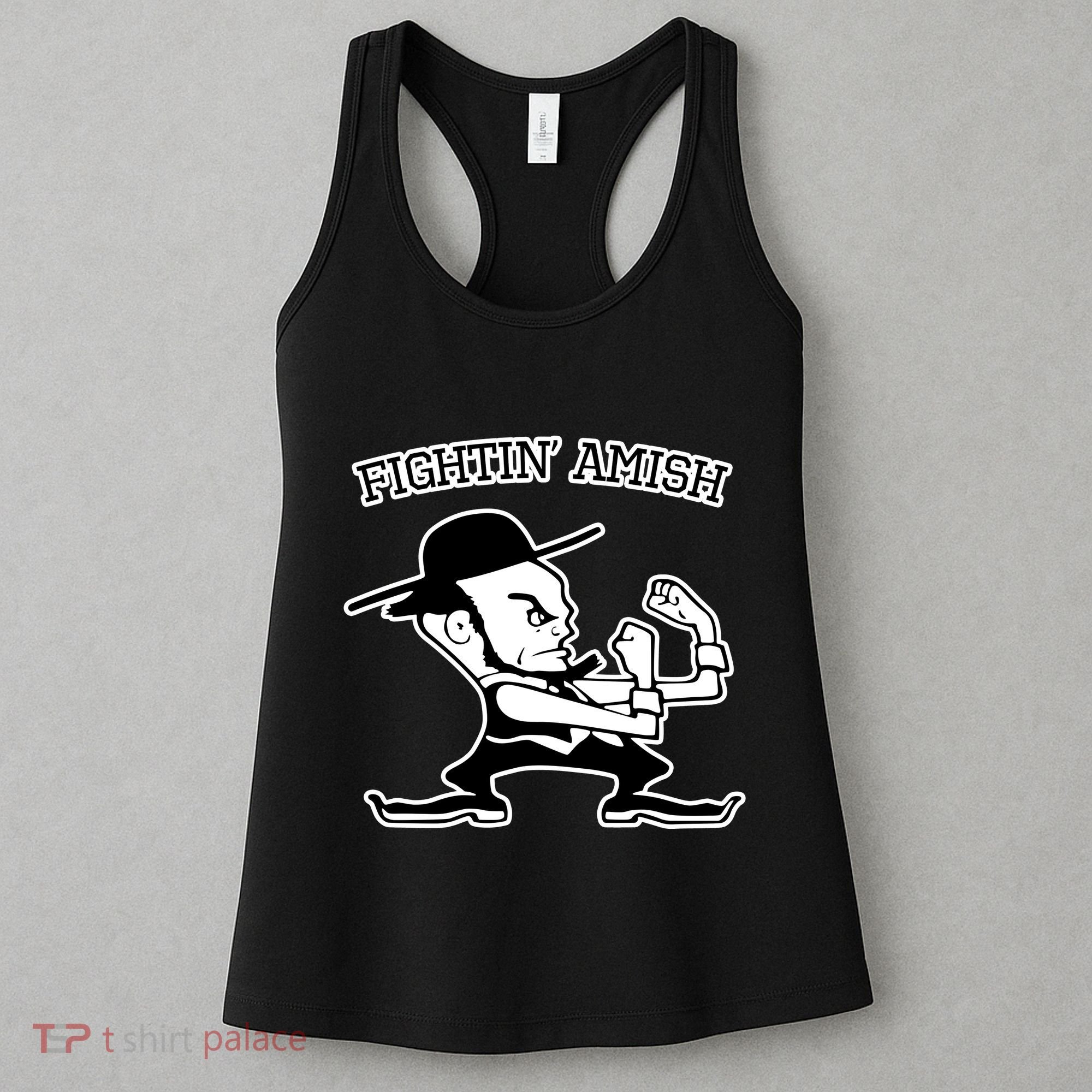 Funny Fighting Amish Women's Tank Top